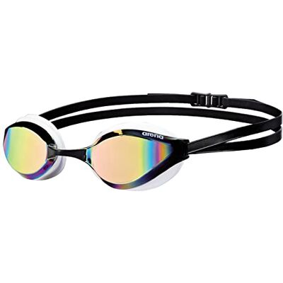 ARENA Python Mirror Unisex zwembril (spiegeleffect, uv-bescherming, anti-condenscoating) Revo-White (54), Eén maat ARENA Python Mirror Unisex zwembril (spiegeleffect, uv-bescherming, anti-condenscoating) Revo-White (54), Eén maat