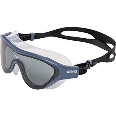 ARENA The One Mask Uniseks zwemmasker voor volwassenen, zwembadbril met grote lenzen, UV-bescherming, zelfinstellende neusbrug, orbit-proof-afdichtingen, anti-condensbehandeling ARENA The One Mask Uniseks zwemmasker voor volwassenen, zwembadbril met grote lenzen, UV-bescherming, zelfinstellende neusbrug, orbit-proof-afdichtingen, anti-condensbehandeling