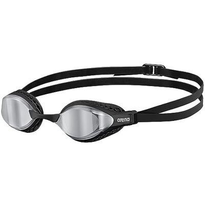 ARENA Cobra Core Swipe Mirror Uniseks wedstrijdzwembril voor volwassenen, zwembadbril met gebogen spiegelglazen, anti-condens en uv-bescherming, 5 verwisselbare neusbruggen ARENA Cobra Core Swipe Mirror Uniseks wedstrijdzwembril voor volwassenen, zwembadbril met gebogen spiegelglazen, anti-condens en uv-bescherming, 5 verwisselbare neusbruggen