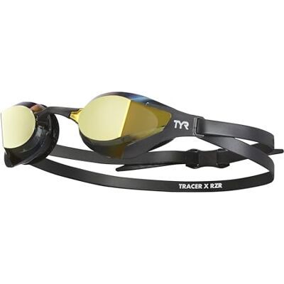 TYR Tracer X Rzr Miroir Black Gold Lunettes Natation TYR Tracer X Rzr Miroir Black Gold Lunettes Natation