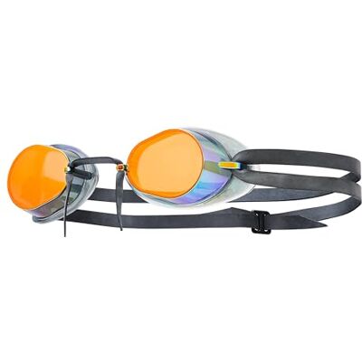 TYR Socket Rocket 2.0 Zwembril, uniseks, volwassenen, oranje metallic, Eén maat TYR Socket Rocket 2.0 Zwembril, uniseks, volwassenen, oranje metallic, Eén maat