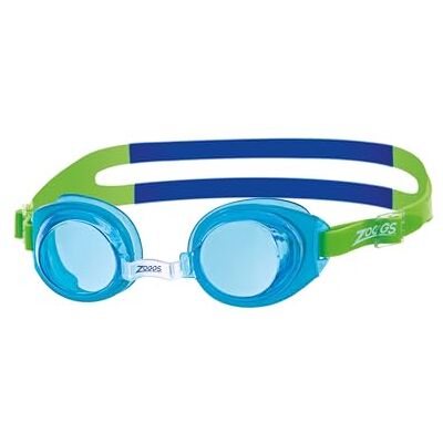 Zoggs Little Ripper zwembril voor kinderen, uv-bescherming tegen condens, zachte siliconen afdichting, kinderpasvorm en gemakkelijk verstelbare riem (0-6 jaar), aqua groen Zoggs Little Ripper zwembril voor kinderen, uv-bescherming tegen condens, zachte siliconen afdichting, kinderpasvorm en gemakkelijk verstelbare riem (0-6 jaar), aqua groen