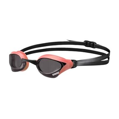 ARENA Cobra Core Swipe uniseks zwembril anti-condens-zwembril voor dames en heren, spiegelglazen van polycarbonaat, rook/koraal ARENA Cobra Core Swipe uniseks zwembril anti-condens-zwembril voor dames en heren, spiegelglazen van polycarbonaat, rook/koraal