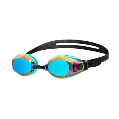ARENA Zoom X-Fit Lunettes de natation miroir unisexe pour adulte avec verres larges, protection UV, pont de nez réglable, joints en silicone et verres anti-buée ARENA Zoom X-Fit Lunettes de natation miroir unisexe pour adulte avec verres larges, protection UV, pont de nez réglable, joints en silicone et verres anti-buée