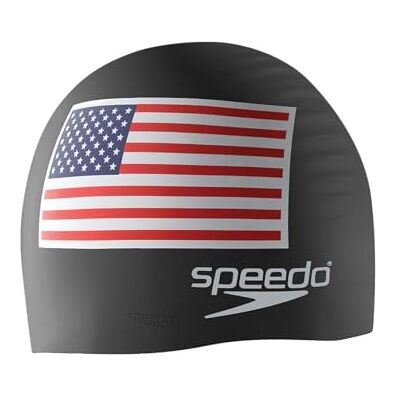 Speedo Unisex badmuts siliconen zwart 8-709849097 Speedo Unisex badmuts siliconen zwart 8-709849097