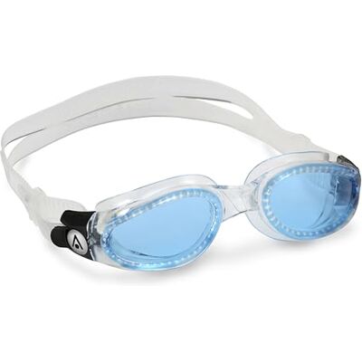 Aqua Sphere Aquasphere Kaiman Zwembril, transparant, blauwe glazen Aqua Sphere Aquasphere Kaiman Zwembril, transparant, blauwe glazen