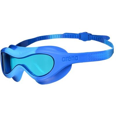 ARENA Spider Anti-condens zwemmasker voor kinderen, zwemmasker met grote lenzen, medium donkere lenzen voor elke omgeving, UV-bescherming, zelfinstellende neusbrug ARENA Spider Anti-condens zwemmasker voor kinderen, zwemmasker met grote lenzen, medium donkere lenzen voor elke omgeving, UV-bescherming, zelfinstellende neusbrug