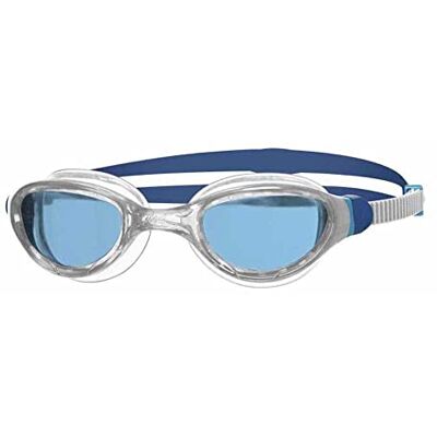 Zoggs Phantom 2.0 Zwembril voor volwassenen, uv-bescherming, snel verstelbare zwembrilriemen, comfortabele gespleten zwembrilriem, transparante anti-condensglazen Zoggs Phantom 2.0 Zwembril voor volwassenen, uv-bescherming, snel verstelbare zwembrilriemen, comfortabele gespleten zwembrilriem, transparante anti-condensglazen