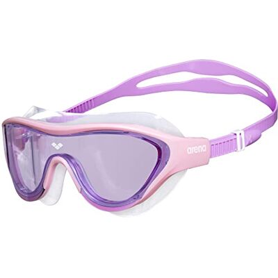ARENA The One Mask Junior Zwembril voor kinderen, anti-condens, met brede glazen, UV-bescherming, zelfinstellende neusbrug, oogkasbeschermende afdichtingen, eenheidsmaat ARENA The One Mask Junior Zwembril voor kinderen, anti-condens, met brede glazen, UV-bescherming, zelfinstellende neusbrug, oogkasbeschermende afdichtingen, eenheidsmaat