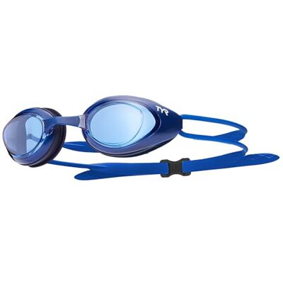 TYR Blackhawk zwembril, uniseks, volwassenen, blauw/marineblauw TYR Blackhawk zwembril, uniseks, volwassenen, blauw/marineblauw