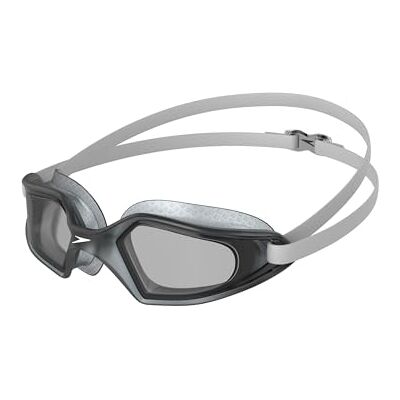 Speedo Hydropulse Uniseks zwemmasker, comfortabele pasvorm, verstelbaar design, wit/olifant/lichte rook, eenheidsmaat Speedo Hydropulse Uniseks zwemmasker, comfortabele pasvorm, verstelbaar design, wit/olifant/lichte rook, eenheidsmaat