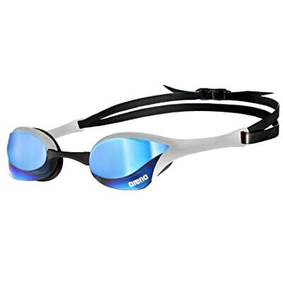 ARENA Cobra Ultra Swipe zwembril, uniseks, volwassenen, competitie, zwembril met gebogen spiegellenzen, anti-condens, uv-bescherming, 5 verwisselbare neusbruggen ARENA Cobra Ultra Swipe zwembril, uniseks, volwassenen, competitie, zwembril met gebogen spiegellenzen, anti-condens, uv-bescherming, 5 verwisselbare neusbruggen