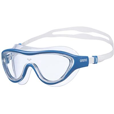 ARENA Zwembril voor volwassenen, anti-condens, uniseks, masker met brede glazen, UV-bescherming, zelfinstellende neusbrug ARENA Zwembril voor volwassenen, anti-condens, uniseks, masker met brede glazen, UV-bescherming, zelfinstellende neusbrug