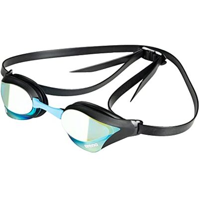 ARENA Cobra Core Swipe Mirror Uniseks bril voor volwassenen, Aqua-zwart, eenheidsmaat ARENA Cobra Core Swipe Mirror Uniseks bril voor volwassenen, Aqua-zwart, eenheidsmaat