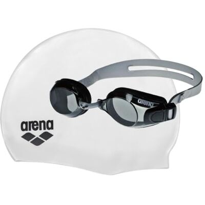ARENA Bril Pool Zwemset, uniseks, volwassenen, Silver Smoke, één maat ARENA Bril Pool Zwemset, uniseks, volwassenen, Silver Smoke, één maat