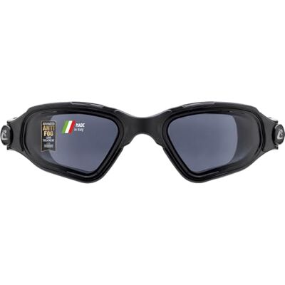 CRESSI Clear Eyes Goggles Black/Black Smoked Lens – Unisex Pure Silicone Zwembril met Molecular Anti Fog Lens Treatment, Black/Black Smoked Lens, One Size CRESSI Clear Eyes Goggles Black/Black Smoked Lens – Unisex Pure Silicone Zwembril met Molecular Anti Fog Lens Treatment, Black/Black Smoked Lens, One Size