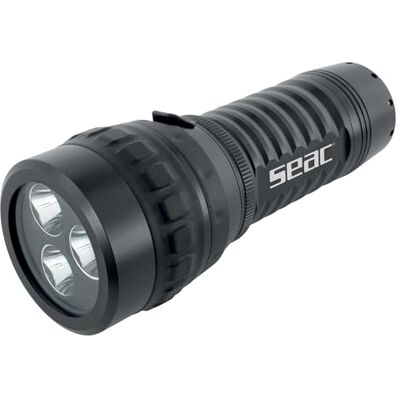 SEAC SZ5000, oplaadbare duiklamp, hoog vermogen, 4200 lumen, uniseks, volwassenen, zwart, lengte 178 mm x 65 mm diameter SEAC SZ5000, oplaadbare duiklamp, hoog vermogen, 4200 lumen, uniseks, volwassenen, zwart, lengte 178 mm x 65 mm diameter