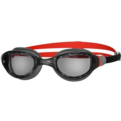 Zoggs Phantom 2.0 Zwembril, uniseks, één maat, zwart/rood/rook. Zoggs Phantom 2.0 Zwembril, uniseks, één maat, zwart/rood/rook.