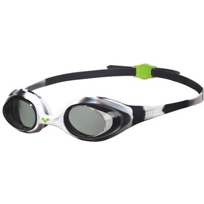 ARENA Spider Junior Anti-condenszwembril voor kinderen, zwembril met uv-bescherming, zelfafstellende neusbrug, hypoellergene siliconen afdichtingen ARENA Spider Junior Anti-condenszwembril voor kinderen, zwembril met uv-bescherming, zelfafstellende neusbrug, hypoellergene siliconen afdichtingen