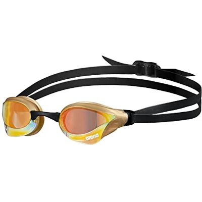 ARENA Cobra Core Swipe Mirror Uniseks wedstrijdzwembril voor volwassenen, zwembadbril met gebogen spiegelglazen, anti-condens en uv-bescherming, 5 verwisselbare neusbruggen ARENA Cobra Core Swipe Mirror Uniseks wedstrijdzwembril voor volwassenen, zwembadbril met gebogen spiegelglazen, anti-condens en uv-bescherming, 5 verwisselbare neusbruggen