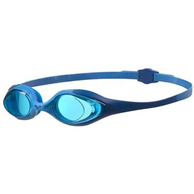 ARENA Spider Junior zwembril voor kinderen, met uv-bescherming, zelfinstelbaar, van hypoallergeen siliconen, meerkleurig (Blue-Lightblue-Blue-Blue), één maat ARENA Spider Junior zwembril voor kinderen, met uv-bescherming, zelfinstelbaar, van hypoallergeen siliconen, meerkleurig (Blue-Lightblue-Blue-Blue), één maat