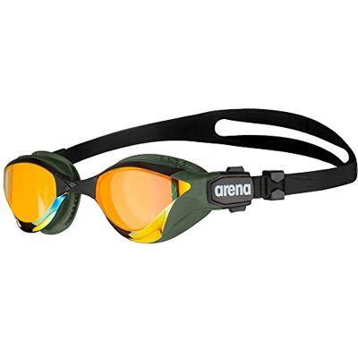 ARENA Cobra Tri Swipe Mr duikbril voor heren, geel koper-leger, eenheidsmaat ARENA Cobra Tri Swipe Mr duikbril voor heren, geel koper-leger, eenheidsmaat