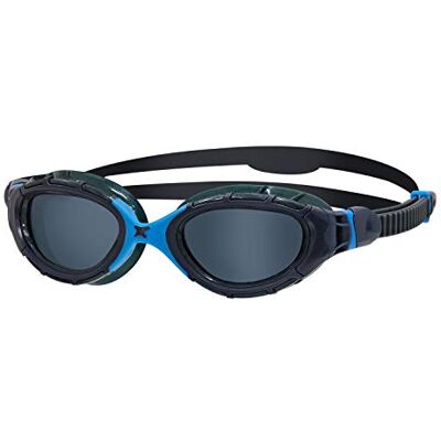 Zoggs Predator Flex Zwembril, uniseks, volwassenen, grijs/blauw/rookkleur, kleine maat Zoggs Predator Flex Zwembril, uniseks, volwassenen, grijs/blauw/rookkleur, kleine maat