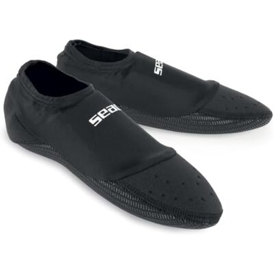 SEAC Scapin Neopreen Zwembadsokken, uniseks, aquafitness en duikvinnen, zwart SEAC Scapin Neopreen Zwembadsokken, uniseks, aquafitness en duikvinnen, zwart