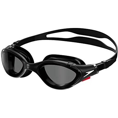 Speedo Biofuse 2.0 uniseks zwembril, gepatenteerde eenvoudige pasvorm, anti-condens, lekvrij, verbeterde pasvorm, verbeterd comfort, zwart/wit/rook, één maat Speedo Biofuse 2.0 uniseks zwembril, gepatenteerde eenvoudige pasvorm, anti-condens, lekvrij, verbeterde pasvorm, verbeterd comfort, zwart/wit/rook, één maat
