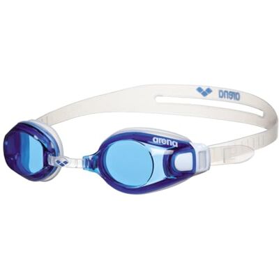 ARENA X-Fit Zwembril voor volwassenen, anti-condens-effect, uniseks, met brede glazen, uv-bescherming, verstelbare neusbrug, siliconen afdichtingen, meerkleurig (Blue-Clear-Clear), Eén maat ARENA X-Fit Zwembril voor volwassenen, anti-condens-effect, uniseks, met brede glazen, uv-bescherming, verstelbare neusbrug, siliconen afdichtingen, meerkleurig (Blue-Clear-Clear), Eén maat