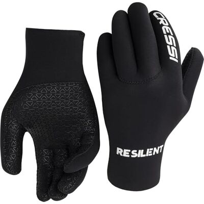 CRESSI Resilient Gloves 2 mm XL – uniseks handschoenen, ultra grip, van zacht neopreen, 2 mm, zwart, duiken, vissen, apneu, surfen, paddle, kajakken, zwemmen, XL CRESSI Resilient Gloves 2 mm XL – uniseks handschoenen, ultra grip, van zacht neopreen, 2 mm, zwart, duiken, vissen, apneu, surfen, paddle, kajakken, zwemmen, XL