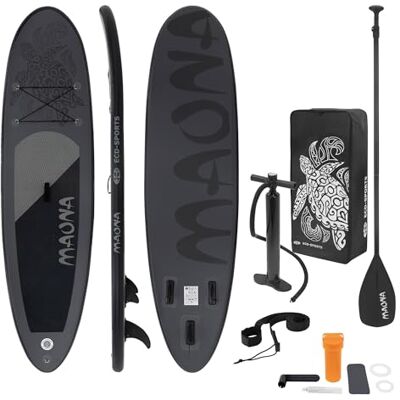 ECD Germany Stand Up Surf Paddleboard, opblaasbaar, 305/308/320/380 cm, pvc, tot 120/150 kg, dikte 10/15 cm, surfplank, peddel, transportzak, luchtpomp, verschillende kleuren modellen ECD Germany Stand Up Surf Paddleboard, opblaasbaar, 305/308/320/380 cm, pvc, tot 120/150 kg, dikte 10/15 cm, surfplank, peddel, transportzak, luchtpomp, verschillende kleuren modellen
