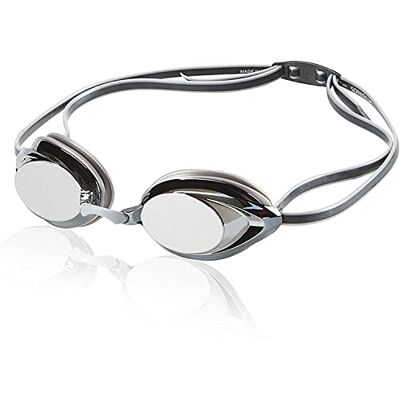 Speedo Vanquisher 2.0 Zwembril met spiegeleffect, anti-condens, zilverkleurig Speedo Vanquisher 2.0 Zwembril met spiegeleffect, anti-condens, zilverkleurig