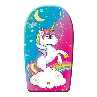 Mondo Toys 11213 Unicorn Body Board surfplank voor kinderen, 84 cm Mondo Toys 11213 Unicorn Body Board surfplank voor kinderen, 84 cm