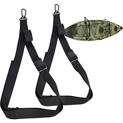 YONGZHAO Kajak-opbergriem, SUP, wandhouder voor surfplank, paddleboard, standaard met peddelclips voor garage, binnen en buiten YONGZHAO Kajak-opbergriem, SUP, wandhouder voor surfplank, paddleboard, standaard met peddelclips voor garage, binnen en buiten