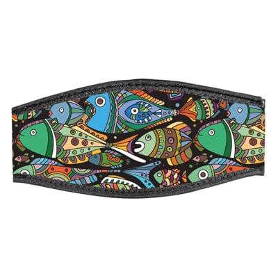 Best , Neopreen maskerarmband, scheursluiting, gekleurde vissen Best , Neopreen maskerarmband, scheursluiting, gekleurde vissen