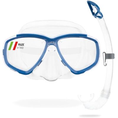 CRESSI Perla Snorkelen Perla Masker of Snorkelset Perla Masker + Snorkel Mexico, One Size, Volwassen Unisex CRESSI Perla Snorkelen Perla Masker of Snorkelset Perla Masker + Snorkel Mexico, One Size, Volwassen Unisex