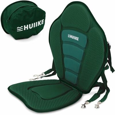 HUIIKE Opblaasbare peddelstoel en kajak met 4 verstelbare riemen – Opblaasbare peddelstoel met achterzak, SUP-accessoires zitje kajak, kano en paddleboard zitting, stand-up board, visaccessoires Siège Paddle Gonflable avec Dossier Pliable, Sac Ar HUIIKE Opblaasbare peddelstoel en kajak met 4 verstelbare riemen – Opblaasbare peddelstoel met achterzak, SUP-accessoires zitje kajak, kano en paddleboard zitting, stand-up board, visaccessoires Siège Paddle Gonflable avec Dossier Pliable, Sac Ar