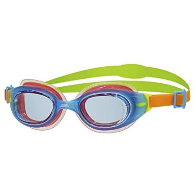 Zoggs Little Sonic Air zwembril voor kinderen (tot 6 jaar), blauw/oranje/groen/tint, eenheidsmaat Zoggs Little Sonic Air zwembril voor kinderen (tot 6 jaar), blauw/oranje/groen/tint, eenheidsmaat