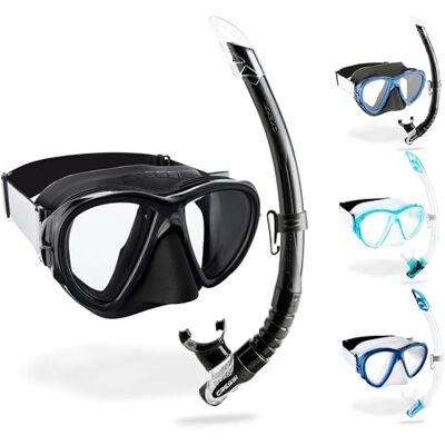 CRESSI Fiji masker of comboset Fiji masker + duiken en snorkelen, één maat, uniseks volwassenen CRESSI Fiji masker of comboset Fiji masker + duiken en snorkelen, één maat, uniseks volwassenen