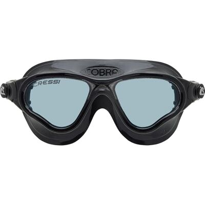 CRESSI Cobra Goggles Black/Smoked Lens Zwembril voor volwassenen, ideaal voor zwembad, triatlon en alle watersporten, zwart – rookglazen, eenheidsmaat CRESSI Cobra Goggles Black/Smoked Lens Zwembril voor volwassenen, ideaal voor zwembad, triatlon en alle watersporten, zwart – rookglazen, eenheidsmaat