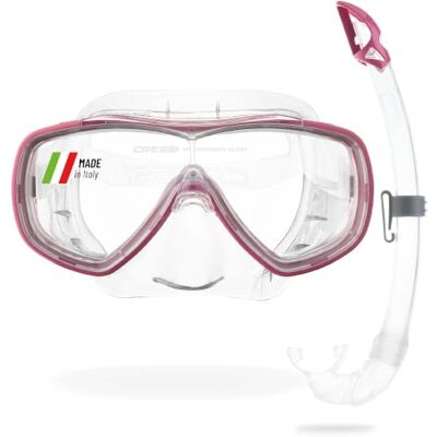 CRESSI Onda Onda masker of combo Onda masker + snorkel Mexico, één maat, uniseks, volwassenen CRESSI Onda Onda masker of combo Onda masker + snorkel Mexico, één maat, uniseks, volwassenen