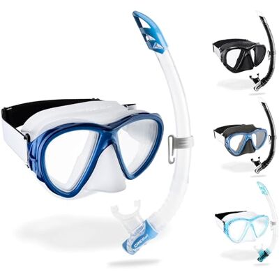 CRESSI Fiji masker of comboset Fiji masker + duiken en snorkelen, één maat, uniseks volwassenen CRESSI Fiji masker of comboset Fiji masker + duiken en snorkelen, één maat, uniseks volwassenen