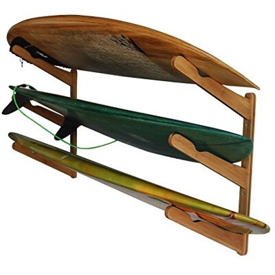 COR Surf Houten wandhouder voor surfplank, surfplank en sneeuwplank van duurzaam hout COR Surf Houten wandhouder voor surfplank, surfplank en sneeuwplank van duurzaam hout