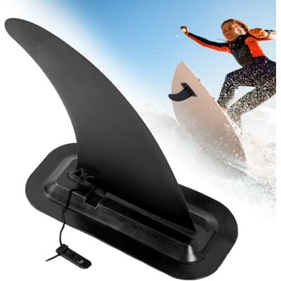 Riisoyu Sup spoiler, 9 inch, afneembare vervangende vinnen, SUP-accessoires met 2 accessoires voor stand-up paddle, longboard, surfplank Riisoyu Sup spoiler, 9 inch, afneembare vervangende vinnen, SUP-accessoires met 2 accessoires voor stand-up paddle, longboard, surfplank