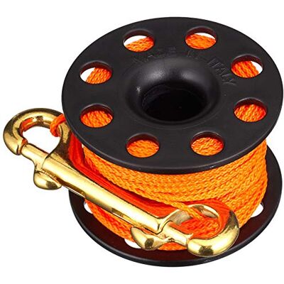 Best ML0061OR duikhaspel, zwart/oranje, 30 meter Best ML0061OR duikhaspel, zwart/oranje, 30 meter