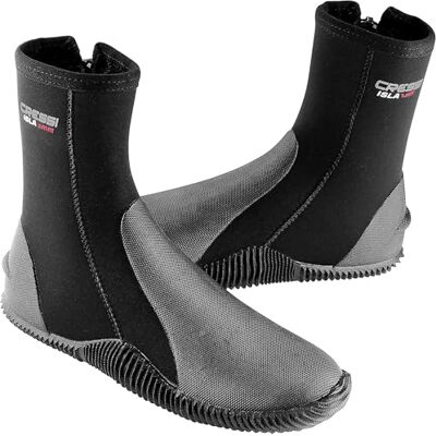 CRESSI Isla Boots 3 mm, neopreen duiklaarzen met zool voor volwassenen, uniseks, uniseks XX-Large CRESSI Isla Boots 3 mm, neopreen duiklaarzen met zool voor volwassenen, uniseks, uniseks XX-Large