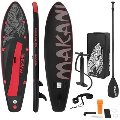 ECD Germany Stand Up Surf Paddleboard, opblaasbaar, 305/308/320/380 cm, pvc, tot 120/150 kg, dikte 10/15 cm, surfplank, peddel, transportzak, luchtpomp, verschillende kleuren modellen ECD Germany Stand Up Surf Paddleboard, opblaasbaar, 305/308/320/380 cm, pvc, tot 120/150 kg, dikte 10/15 cm, surfplank, peddel, transportzak, luchtpomp, verschillende kleuren modellen
