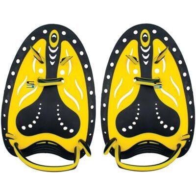 SEAC Uniseks professionele handpeddels voor volwassenen, zwemtrainingsapparatuur, 2 SEAC Uniseks professionele handpeddels voor volwassenen, zwemtrainingsapparatuur, 2