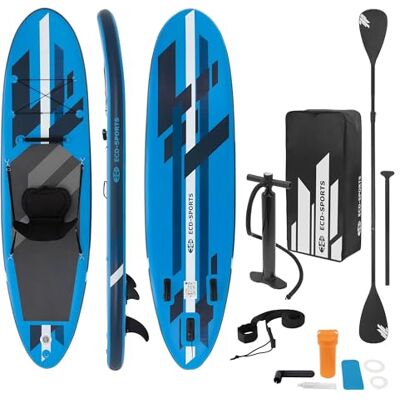 ECD Germany Stand Up Surf Paddleboard, opblaasbaar, 305/308/320/380 cm, pvc, tot 120/150 kg, dikte 10/15 cm, surfplank, peddel, transportzak, luchtpomp, verschillende kleuren modellen ECD Germany Stand Up Surf Paddleboard, opblaasbaar, 305/308/320/380 cm, pvc, tot 120/150 kg, dikte 10/15 cm, surfplank, peddel, transportzak, luchtpomp, verschillende kleuren modellen